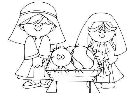 Nativity Animals Coloring Pages at GetColorings.com | Free printable ...