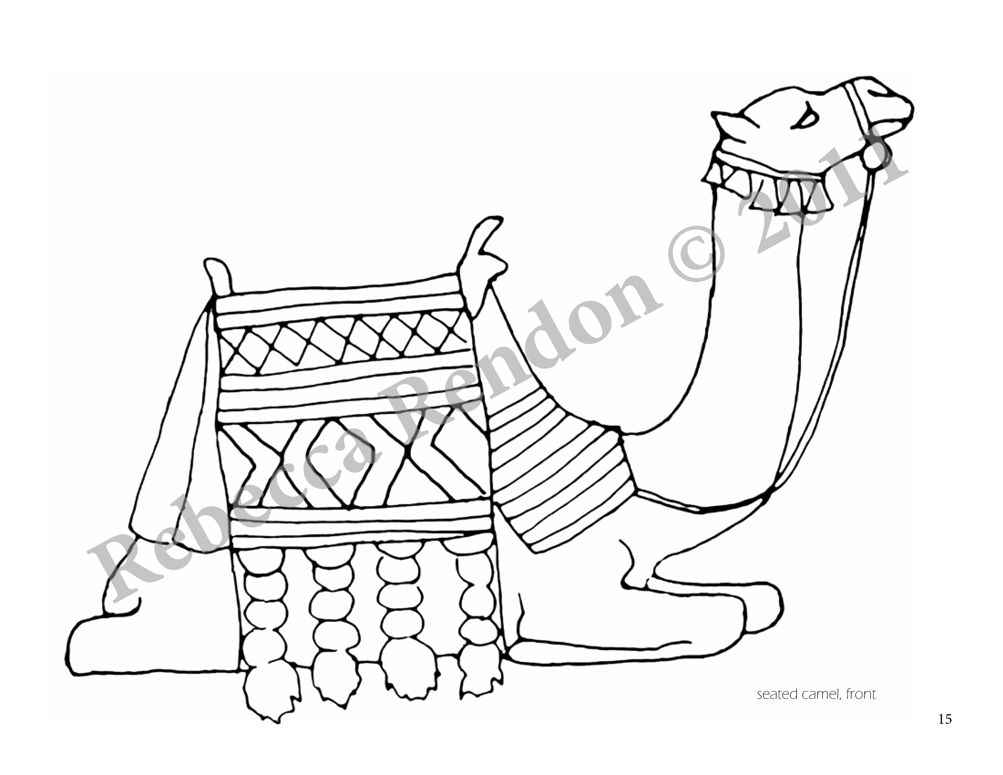 3300x2550 Fresh Nativity Animals Coloring Pages