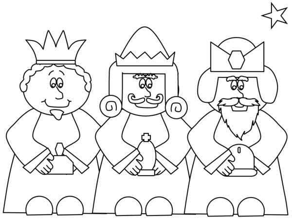 Nativity Coloring Pages 600x450 Nativity Coloring Pages
