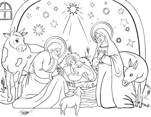 507x392 Best Clip Images On Ideas Nativity Scene Coloring Pages Nativity