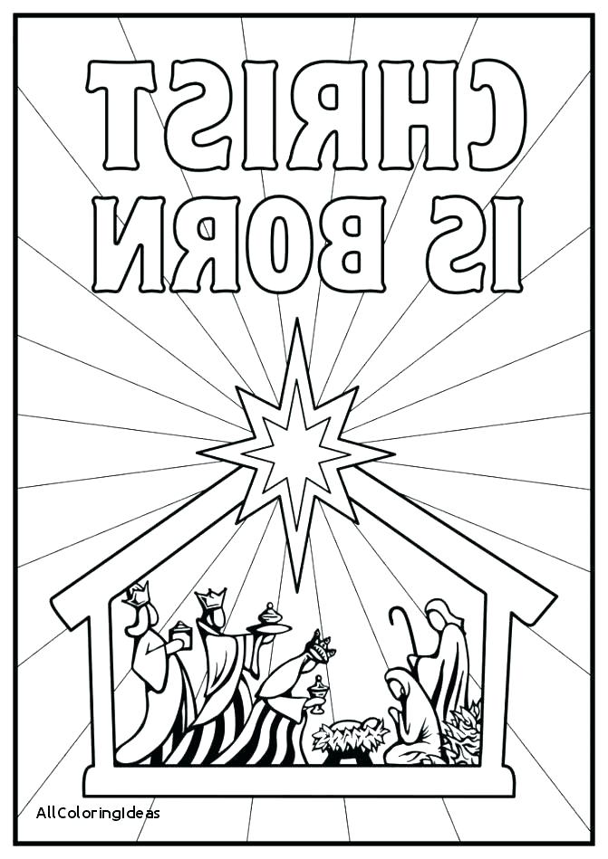Nativity Color Page Manger Coloring Page In Manger Coloring Page 671x949 Nativity Color Page Manger Coloring Page In Manger Coloring Page