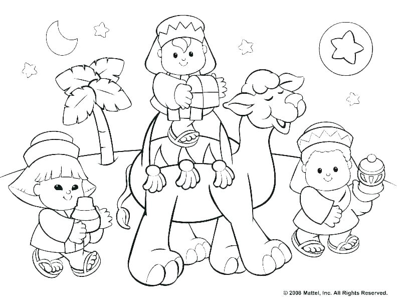Nativity Scene Coloring Pages Preschoolers Deepart 792x612 Nativity Scene Coloring Pages Preschoolers Deepart