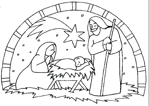 Nativity Story Coloring Pages Printable Beautiful Precious Moments 600x430 Nativity Story Coloring Pages Printable Beautiful Precious Moments