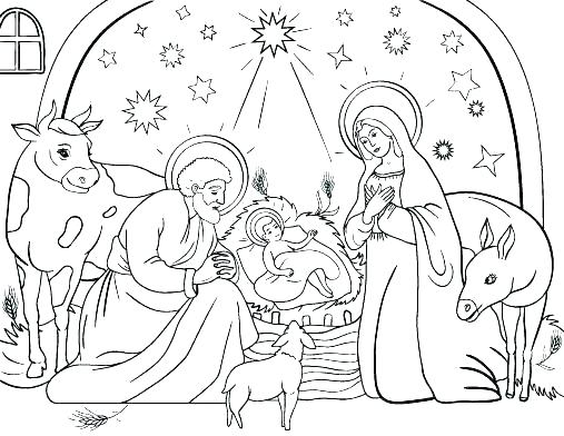 Manger Coloring Pages And Coloring Pages And With In The Manger 507x392 Manger Coloring Pages And Coloring Pages And With In The Manger