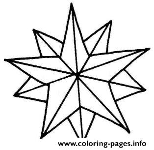 314x305 Clip Art Christmas Star Coloring Pages Printable