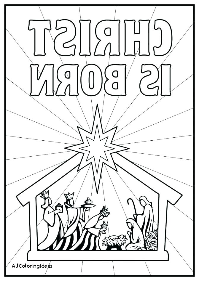 Nativity Story Coloring Pages at GetColorings.com | Free printable ...