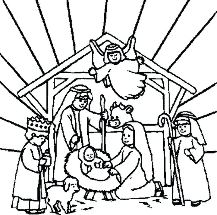 Nativity Story Coloring Pages at GetColorings.com | Free printable ...