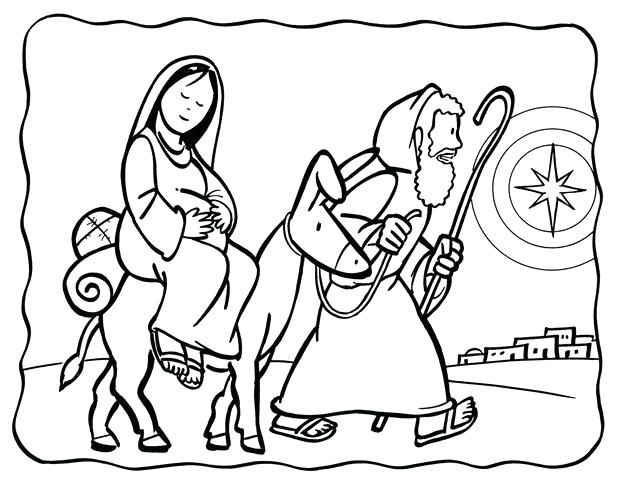 621x480 Christmas Story Coloring Pages Plus Star Of And Three Wise Men