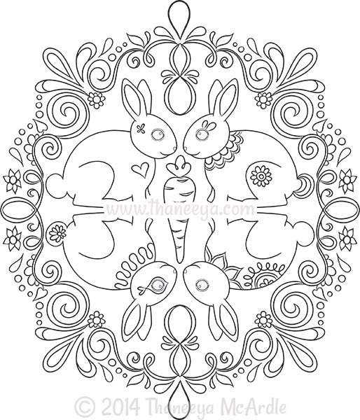 Nature Mandalas Coloring Book By Thaneeya Mcardle 514x600 Nature Mandalas Coloring Book By Thaneeya Mcardle