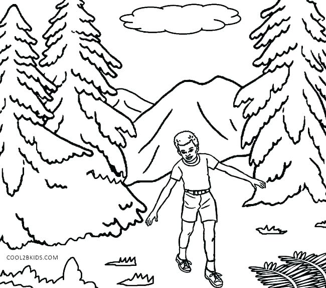Nature Coloring Pages Fish In The Lake Of Nature Coloring Page 650x573 Nature Coloring Pages Fish In The Lake Of Nature Coloring Page