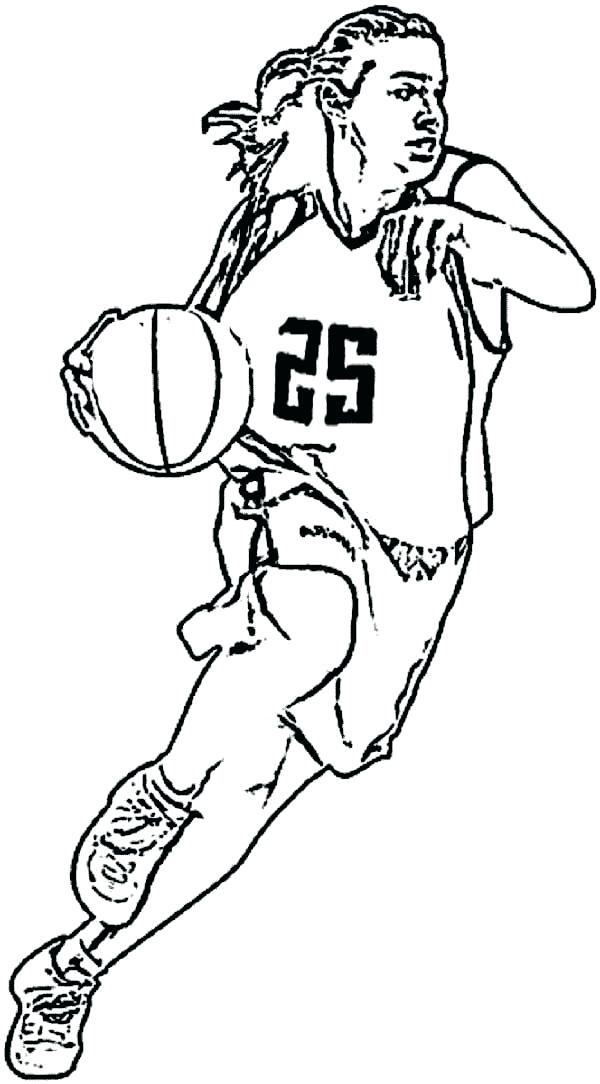 600x1084 Nba Coloring Book And Basketball Players Coloring Pages May