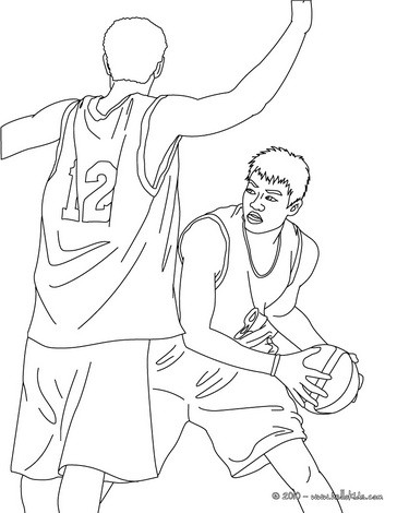 364x470 Basketball Coloring Pages