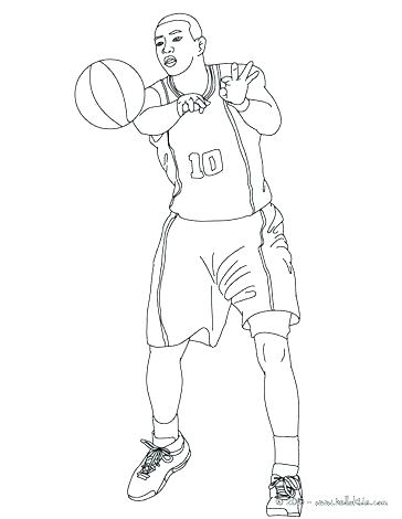 364x470 Nba Players Coloring Pages Basketball Players Coloring Pages