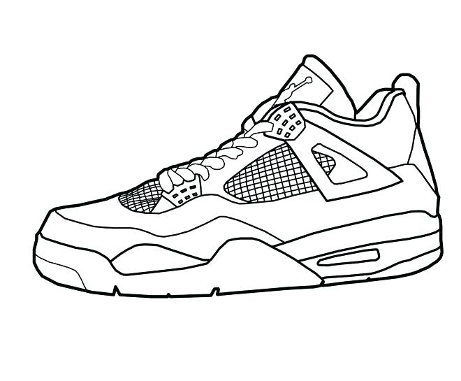 Nba Shoes Coloring Pages at GetColorings.com | Free printable colorings ...