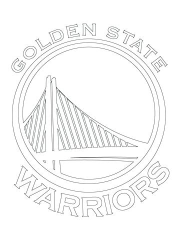 360x480 Nba Logo Coloring Pages Golden State Warriors Coloring Pages Fresh