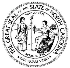 300x291 North Carolina State Seal North Carolina's My Home
