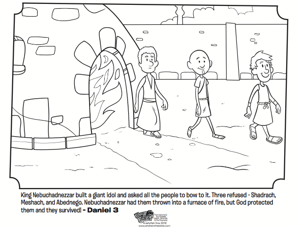 607x471 Shadrach, Meshach And Abednego Bible Coloring Pages Whats In The Bible