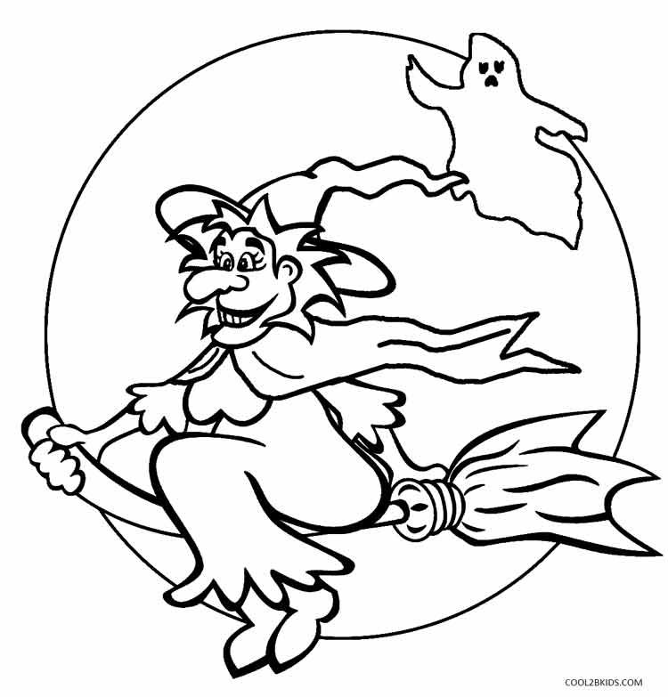 750x783 Printable Witch Coloring Pages For Kids Cool2bkids Punch