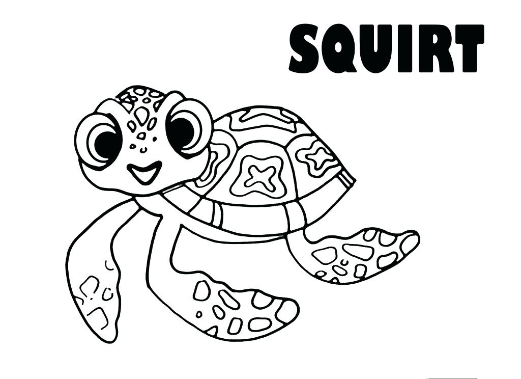 Finding Nemo Coloring Pages Squirt From Finding Coloring Page 1024x744 Finding Nemo Coloring Pages Squirt From Finding Coloring Page