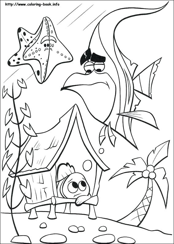 Nemo Coloring Pages Finding Coloring Picture Finding Nemo Coloring 567x794 Nemo Coloring Pages Finding Coloring Picture Finding Nemo Coloring