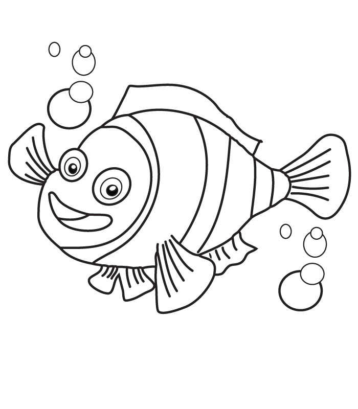 Coloring Nemo 700x800 Coloring Nemo