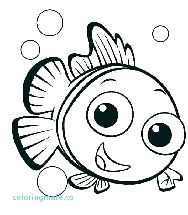 600x686 Nemo Color Pages Finding Color Pages Finding Coloring Page Finding
