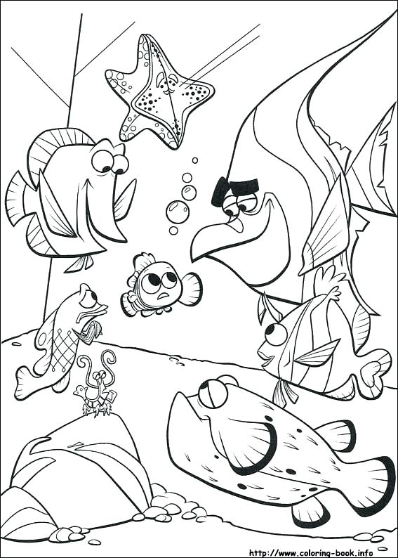 567x794 Baby Nemo Coloring Pages Finding Coloring Page Finding Coloring