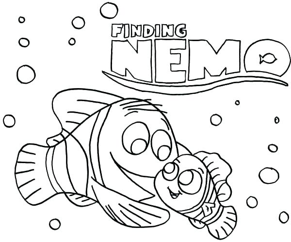 600x500 Nemo Printable Coloring Pages Printable Coloring Pages Poster