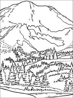 236x316 Mount Everest Coloring Page