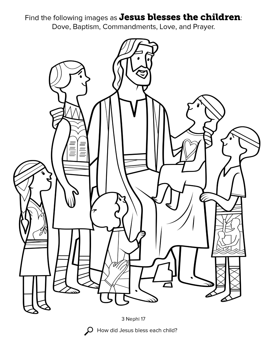927x1200 Fresh Book Of Mormon Coloring Pages Nephi Jesus