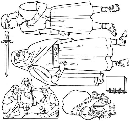 535x500 Image Lehi And Family Leaving Jerusalem Scriptures Book