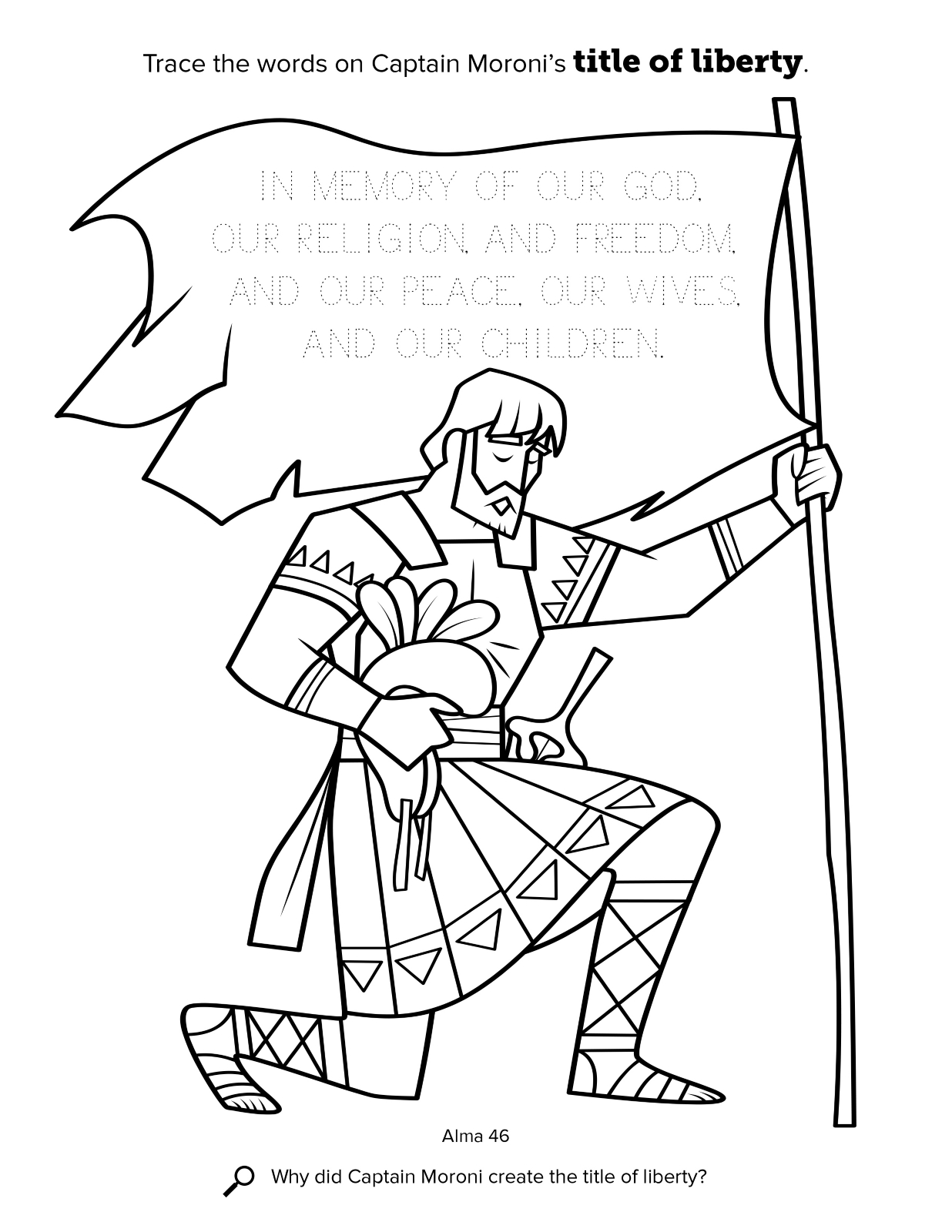 1236x1600 Largest Book Of Mormon Coloring Pages Nephi 15393