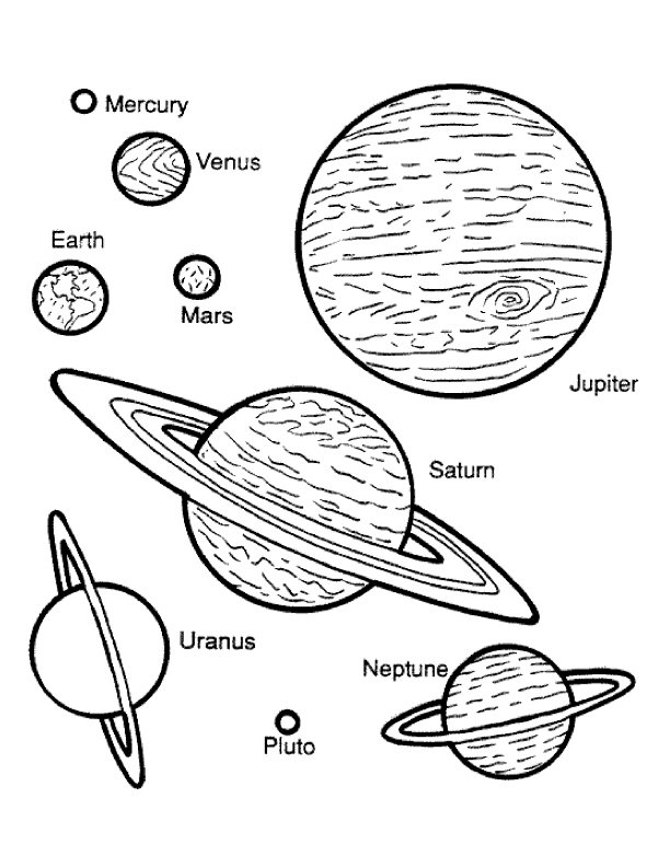 Neptune Coloring Page