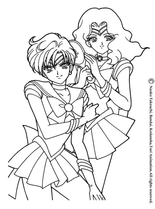631x850 Sailor Mars Coloring Pages