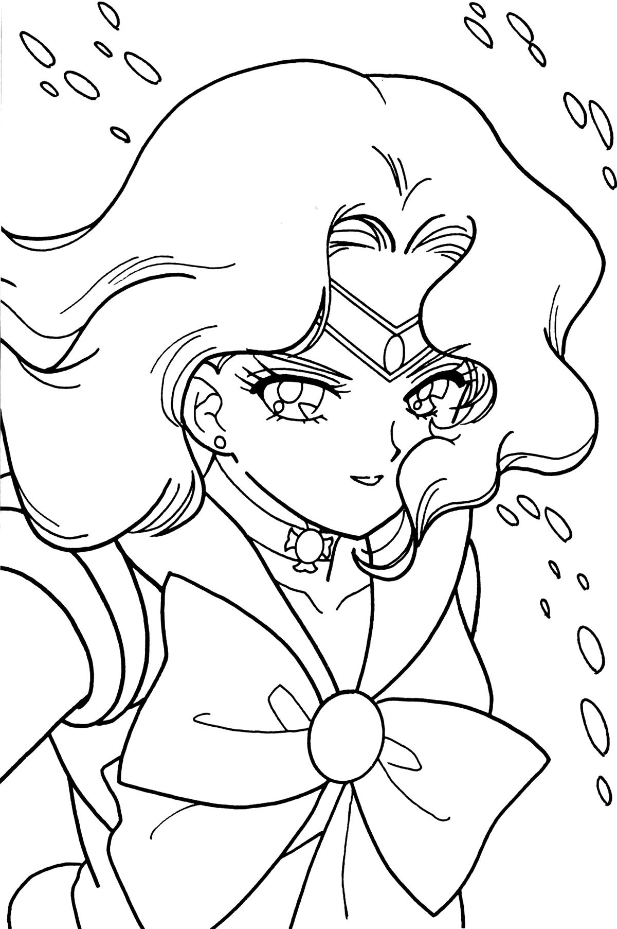 1200x1805 Sailor Neptune Anime Coloring Pages! Sailor