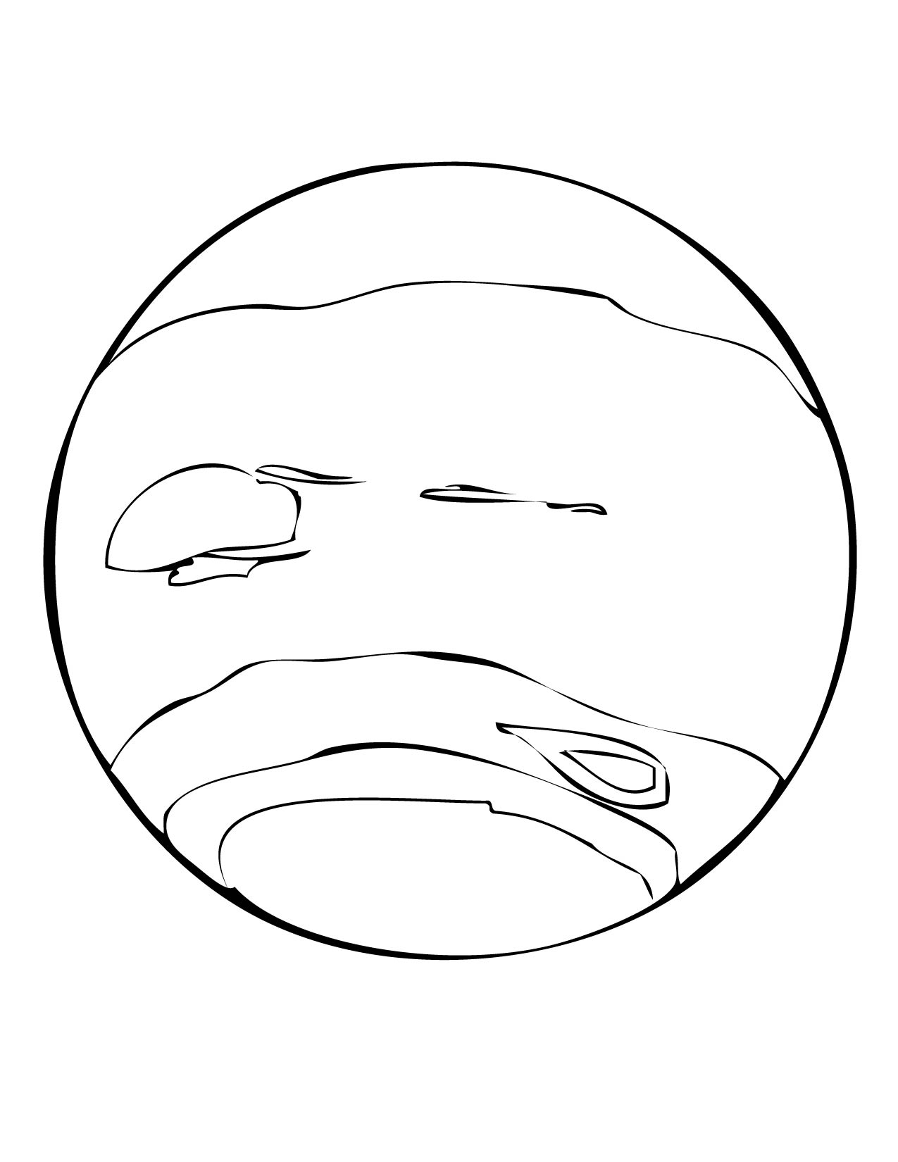 1275x1650 Neptune Coloring Page