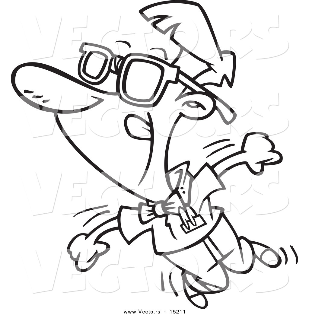 Vector Of A Cartoon Nerdy Man Dancing 1024x1044 Vector Of A Cartoon Nerdy Man Dancing