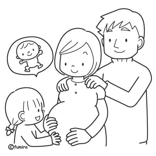 500x500 New Baby Is Arriving Free Coloring Pages Coloring Pages Fun