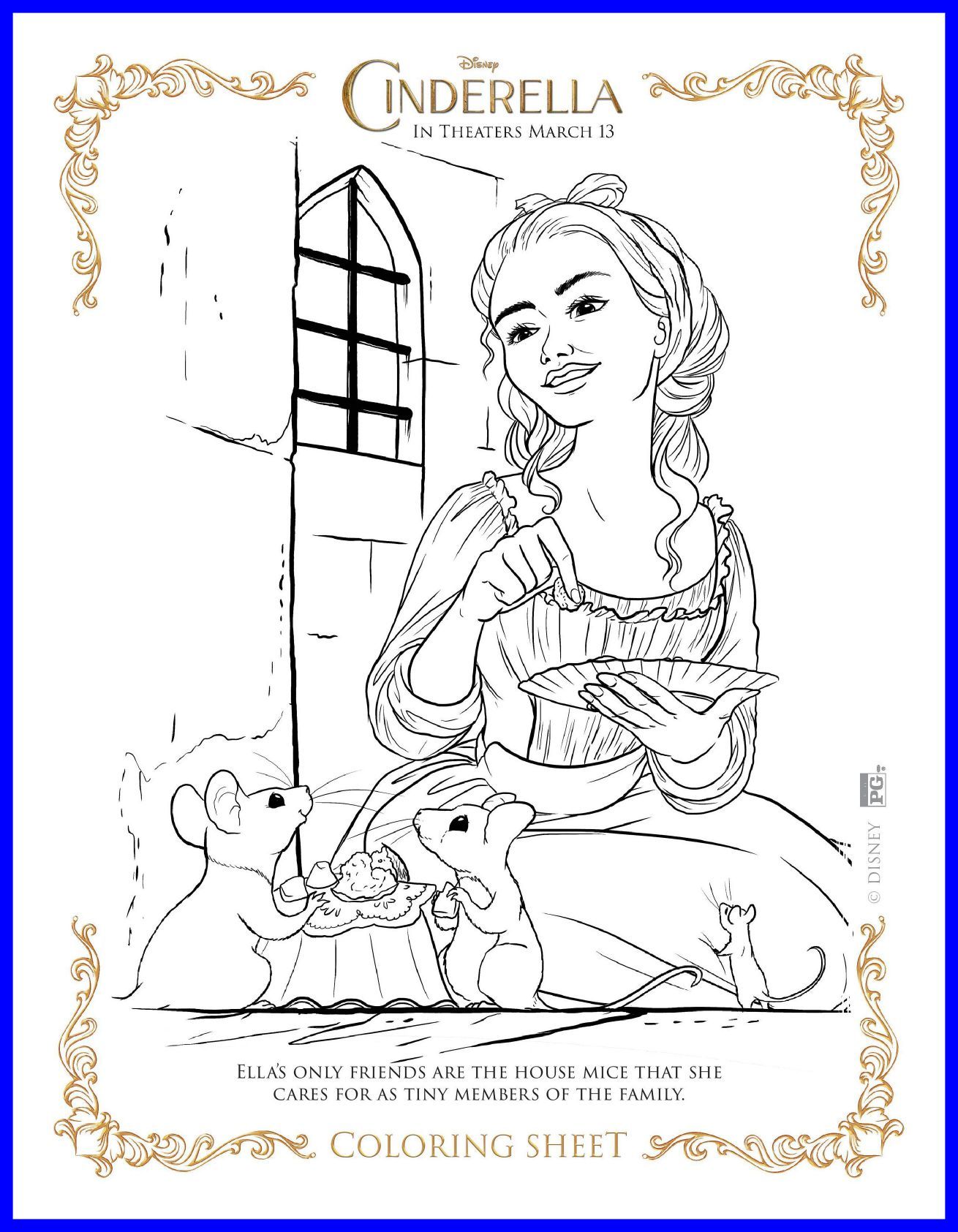 Appealing New Disney U Cinderella Coloring Pages And Activity 1310x1685 Appealing New Disney U Cinderella Coloring Pages And Activity