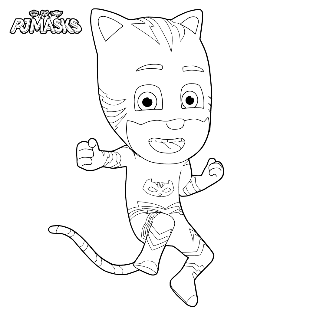 1024x1024 New Coloring Pages Pj Masks