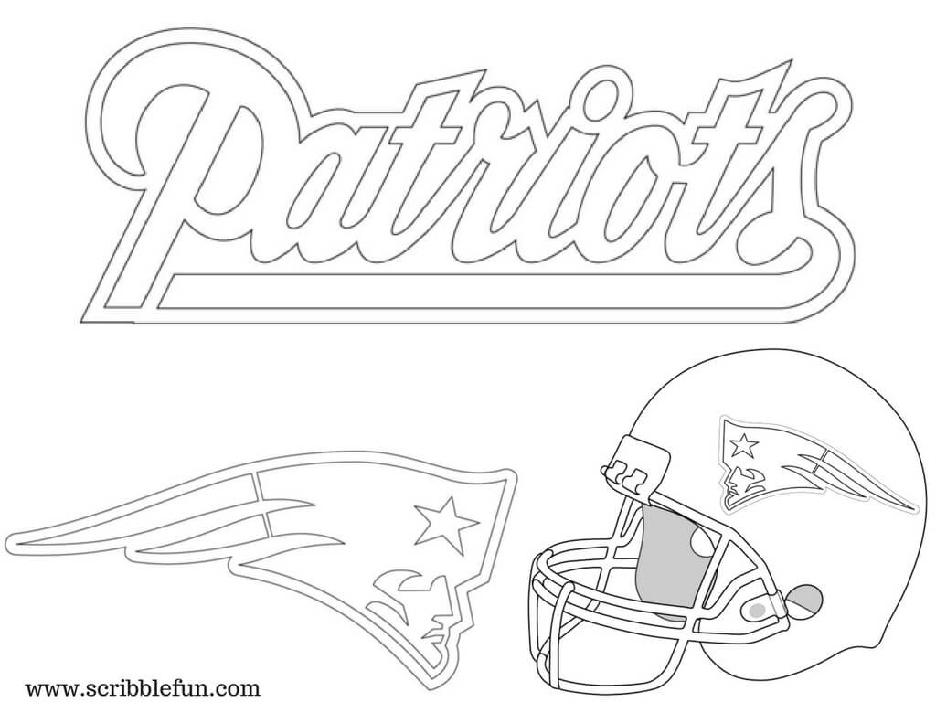 1024x768 Patriots Logo Coloring Pages New England Sheets Remarkable