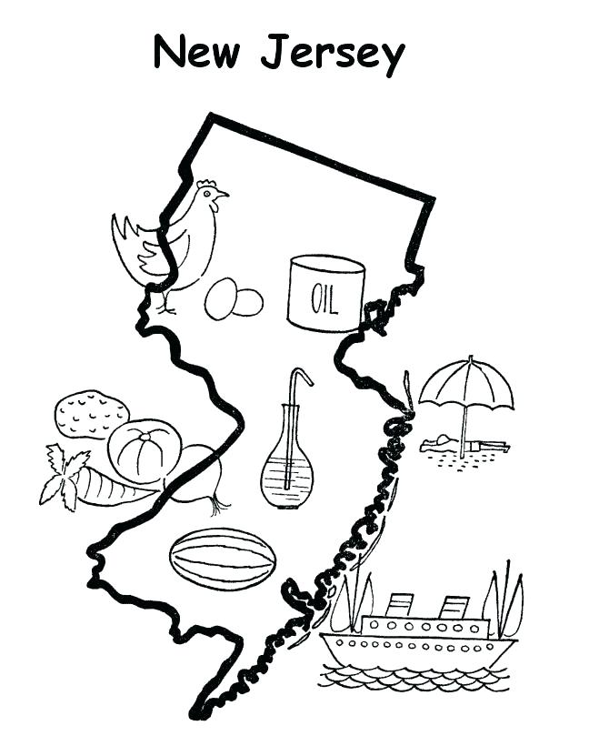 New Jersey Coloring Page at GetColorings.com | Free printable colorings ...