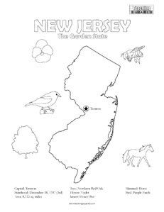 New Jersey Coloring Page And State Facts Teaching Squared 231x299 New Jersey Coloring Page And State Facts Teaching Squared