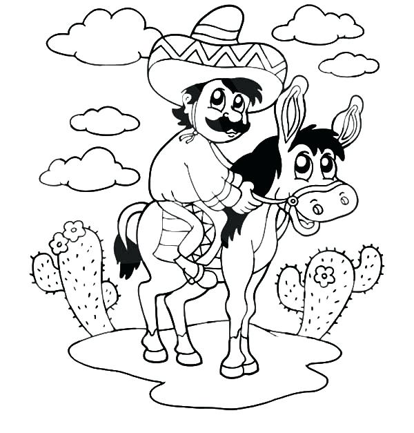 Man Sitting On A Donkey Coloring Pages Color Free Coloring New 600x627 Man Sitting On A Donkey Coloring Pages Color Free Coloring New