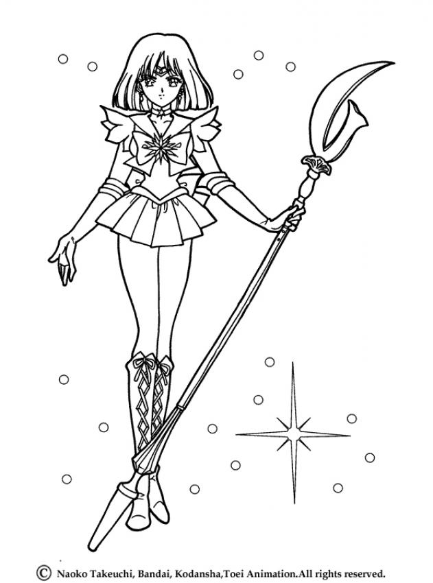 631x850 Sailor Moon Coloring Pages