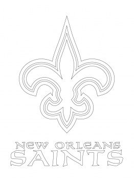 Printable Saints Logo 49ers Logo Coloring Page New Orleans 262x350 Printable Saints Logo 49ers Logo Coloring Page New Orleans