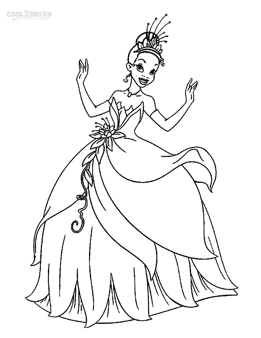 Challenge Princess Tiana Coloring Pages In New 850x1100 Challenge Princess Tiana Coloring Pages In New