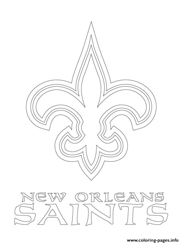 New Orleans Saints Logo Football Sport Coloring Pages Printable 640x853 New Orleans Saints Logo Football Sport Coloring Pages Printable