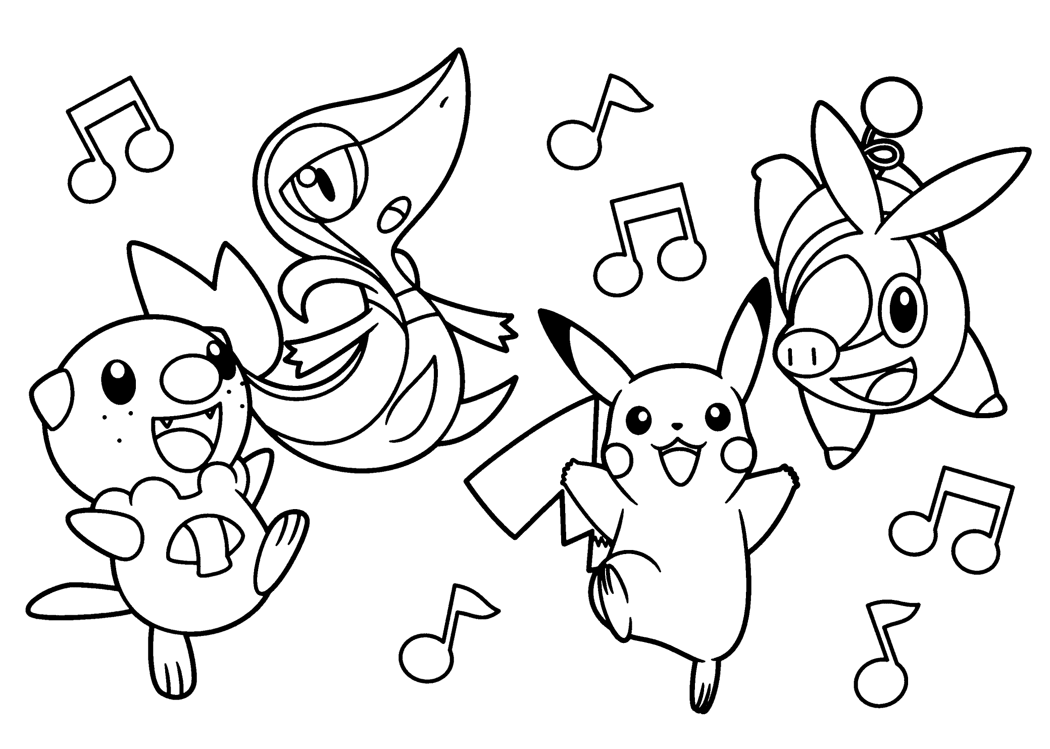 Pokemon Coloring Pages Free Books 2079x1483 Pokemon Coloring Pages Free Books