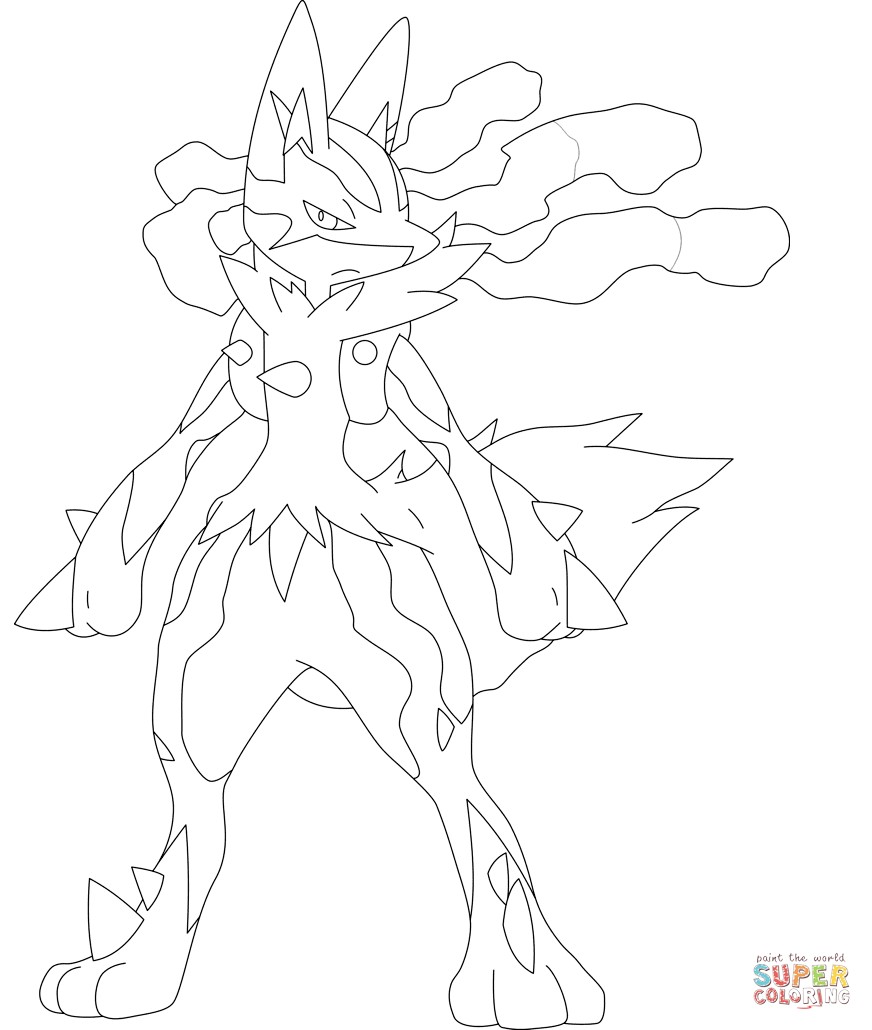 Pokemon Coloring Pages Mega Lucario New Mega Lucario Coloring Page 872x1030 Pokemon Coloring Pages Mega Lucario New Mega Lucario Coloring Page